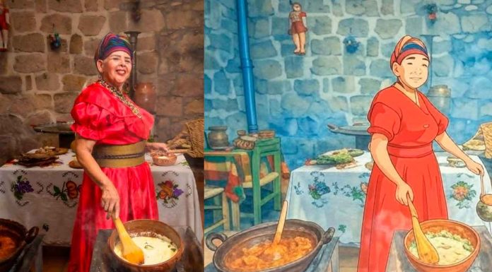 ¿Te imaginas a las cocineras tradicionales de Michoacán animadas?