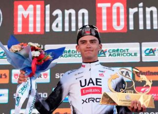 #Video | Isaac del Toro hace historia al ganar la Milán-Turín: el primer mexicano en conquistar la clásica italiana