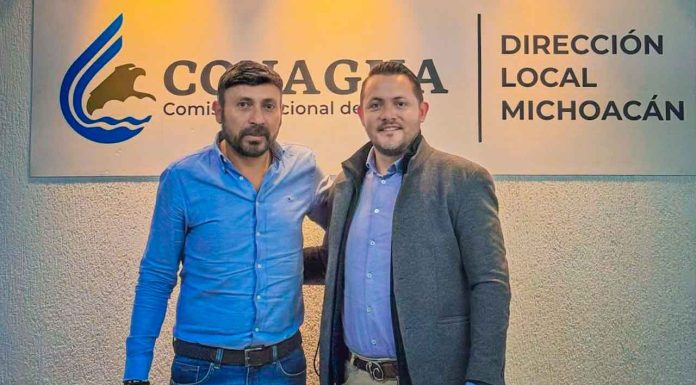 Alcalde de Jiquilpan y Conagua Michoacán abordan problemática del agua en el municipio