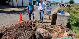 Concluyen trabajos de mantenimiento en Hacienda del Valle y se restablece el servicio de agua potable