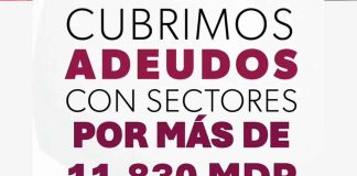 De 2021 a la fecha, Gobierno del Estado ha pagado más de 11 mil 830 MDP