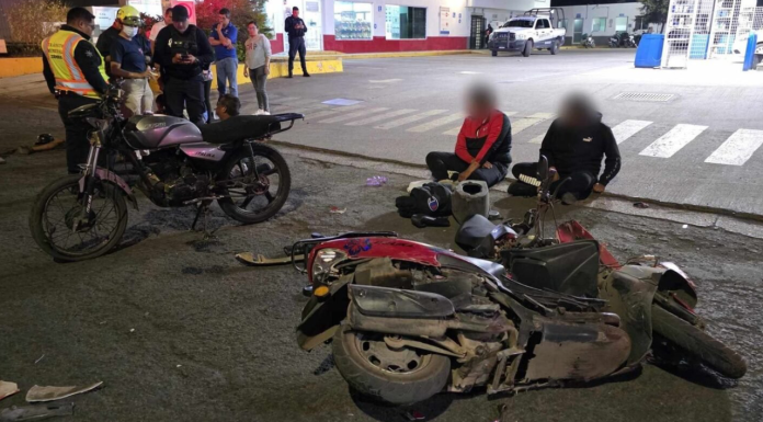 Cuatro heridos, entre ellos un menor de edad, tras choque de motos en Zamora