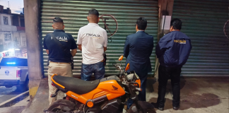 En Zitácuaro, catea FGE inmueble y recupera motocicleta con reporte de robo