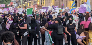 #VIDEO #FOTOS | Por un Morelia Feminista, este 8M Frente Violeta Michoacán salió nuevamente a las calles
