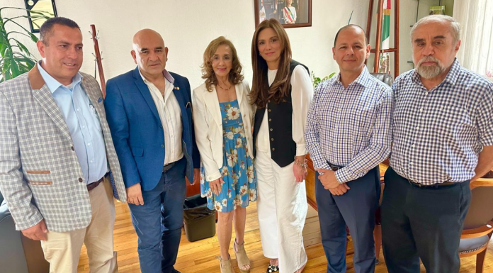 Empresarios michoacanos realizan reunión de trabajo previo a la inauguración de la Expo Feria Agroindustrial, Tecnológica, Ganadera y Alimentaria 2025