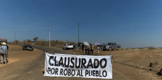 Por segundo día consecutivo, mantienen manifestación habitantes de San Nicolás de Obispo