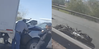 #VIDEO | Accidente de moto deja una persona sin vida en la carretera con dirección a Querétaro