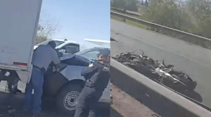 #VIDEO | Accidente de moto deja una persona sin vida en la carretera con dirección a Querétaro