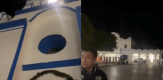 #VIDEO #VIRAL | Captan gritos afuera de una iglesia en #México; no se sabe qué pasó