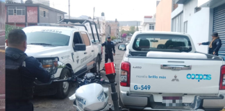 En minutos, recuperan camioneta robada propiedad del Ayuntamiento de Morelia