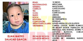 México: Activan Alerta Amber por bebé que fue presuntamente robado por personas armadas