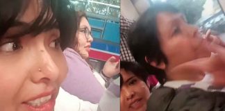 #Viral #Video | Mujer se sienta sobre otra pasajera en el Metrobús y el video se vuelve viral #México