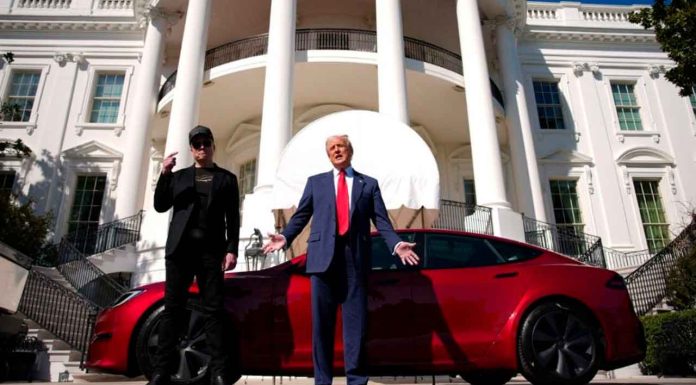 #Viral #VIDEO | Donald Trump compró un automóvil a Elon Musk para demostrar apoyo y lealtad