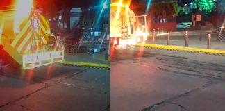 #VIDEO | Mueren 2 niños tras incendio de un cuarto en una pensión de autos en Morelia