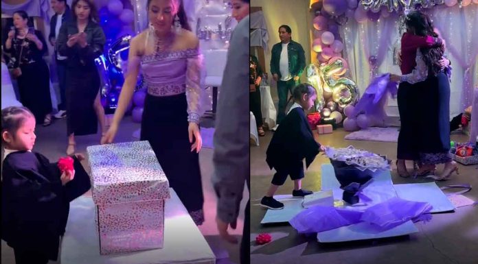 #Viral #VIDEO | Niña echa a perder un momento especial a una quinceañera