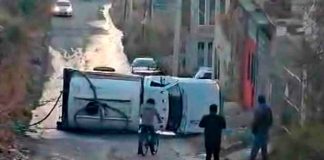 Se registra volcadura de pipa y carambola vehicular en diferente vialidades de Morelia