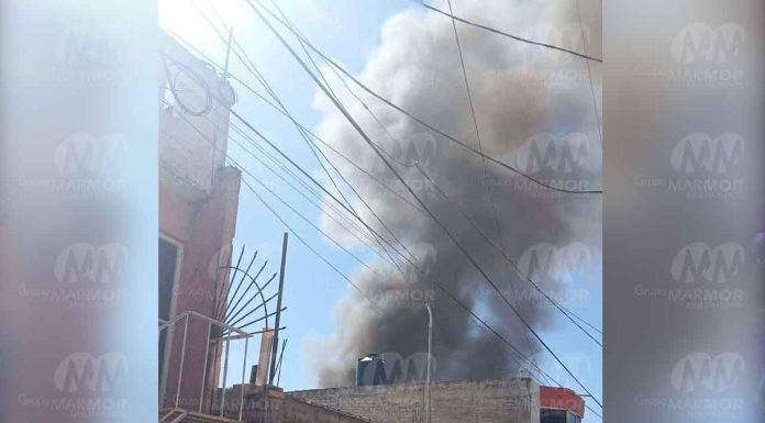 Arde domicilio en la colonia Wenceslao Victoria de #Morelia