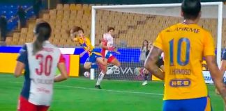 #Video | Jaqueline Ovalle deslumbra con un golazo en la victoria de Tigres Femenil