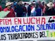 #Imágenes | Frente a Casa Michoacán exige SIPTEM homologación salarial para trabajadores del telebachillerato