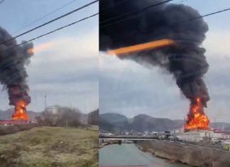 #VIDEO | Incendio en refinería rusa tras ataque con drones