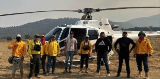 #Imágenes | Trabaja Gobierno de Michoacán en contención de incendio en Zinapécuaro