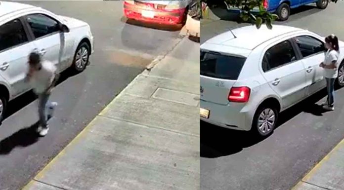 #Video | Detienen a hombre que roció líquido con jeringa a niña de 9 años en #México; se dice que intentaba secuestrarla