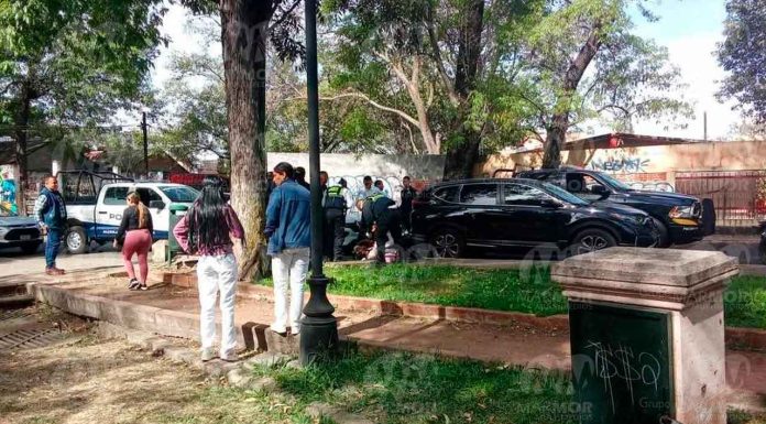 #Imágenes | Policía auxiliar frustra robo y balea a presunto ladrón en la zona del Bosque Cuauhtémoc de Morelia