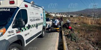 Motociclista es atropellada por camioneta en Villas del Pedregal, Morelia