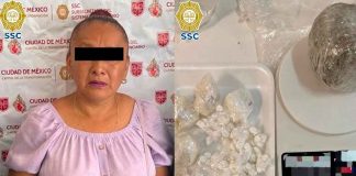 Mujer es detenida en el penal de Santa Martha Acatitla por intentar ingresar más de 200 pastillas de droga adheridas a su espalda