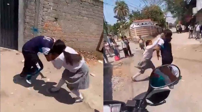 #Video | Pelea entre alumnas de secundaria genera preocupación en redes; usuarios exigen acción a padres y escuelas
