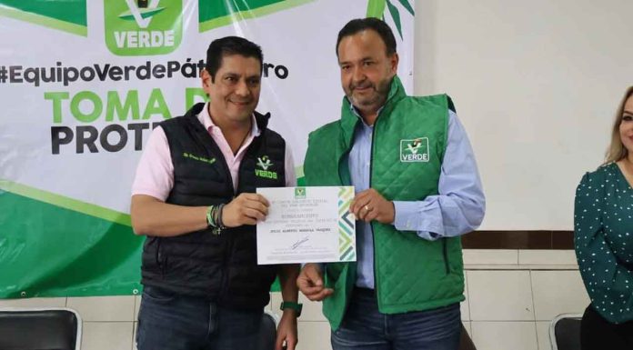 Julio Arreola fortalece la estructura del Partido Verde en Pátzcuaro y asume liderazgo distrital