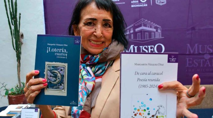 Toda una vida dedicada a la poesía: Margarita Vázquez presenta compilación de 4 décadas