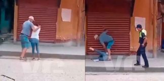 #VIDEO | Cero empatía, mujer es agredida físicamente en la vía pública y nadie le brinda ayuda #Internacional