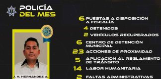 Policía Morelia muestra resultados contundentes durante febrero y reconoce a su oficial más destacado