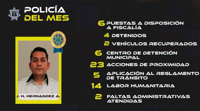 Policía Morelia muestra resultados contundentes durante febrero y reconoce a su oficial más destacado