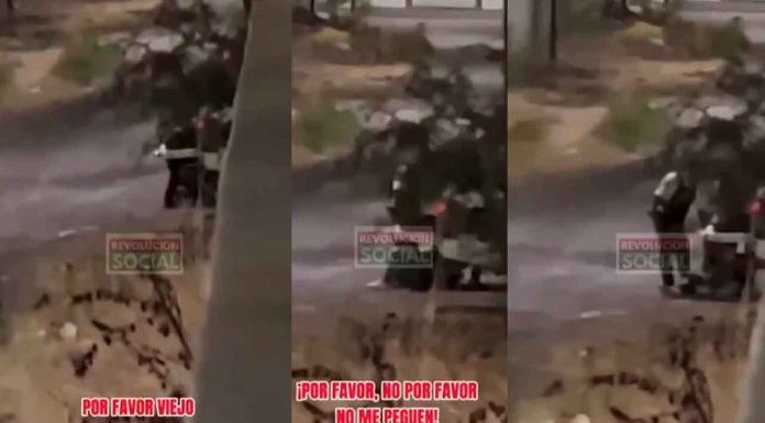 #Video | Captan a presuntos policías dando golpiza a un joven en esta capital michoacana