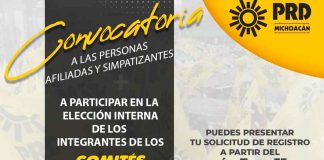 El PRD Michoacán refuerza su organización con la elección de nuevos Comités Municipales
