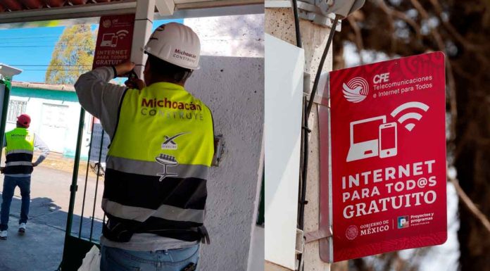 En abril, Michoacán contará con más de 4 mil puntos de internet gratuito