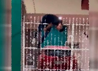 #Video | Ladrón queda atrapado entre las rejas de la casa que intentaba robar