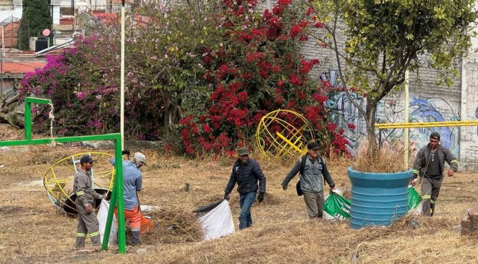 #Imágenes | Ayuntamiento de Morelia realiza Jornada de Limpieza en Real Punhuato