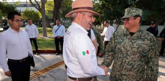 Encabeza Bedolla reunión de seguridad en Apatzingán