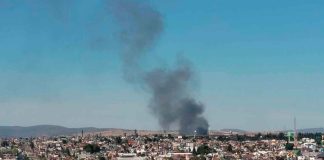 Se registra incendio de un Yonke al norte de Morelia