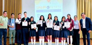 Alumnos de Cecytem deslumbran en feria de ciencias Infomatrix Michoacán 2025