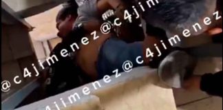 #VIDEO | #EnMéxico: Policías salvan a hombre que quedó colgado de cabeza en el tercer piso de un edificio