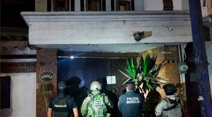 Narcótico asegurado y una persona detenida: resultado de un cateo ejecutado en un bar de Morelia