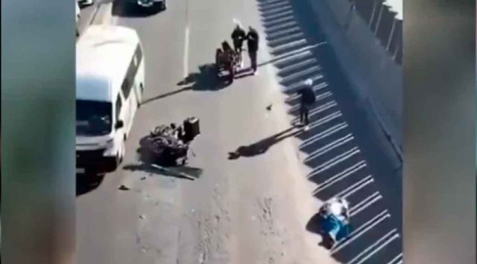 #Video | Fallece motociclista en trágico accidente en la carretera Naucalpan-Toluca