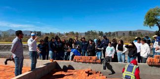 Estudiantes de Arquitectura de la UNIVA visitan la nueva Planta Tratadora de Aguas Residuales
