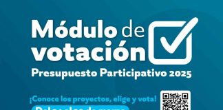 Listos, módulos de votación del Presupuesto Participativo 2025