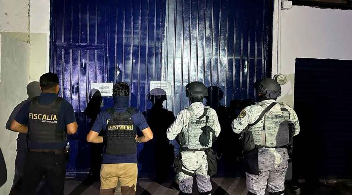 En Tarímbaro, Fiscalía General asegura un bar en el que se decomisaron 275 dosis de narcótico