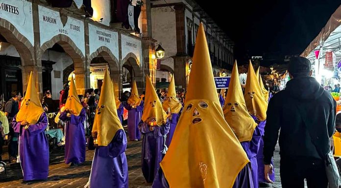 #Imágenes | Vive el fervor de la Semana Santa en Pátzcuaro